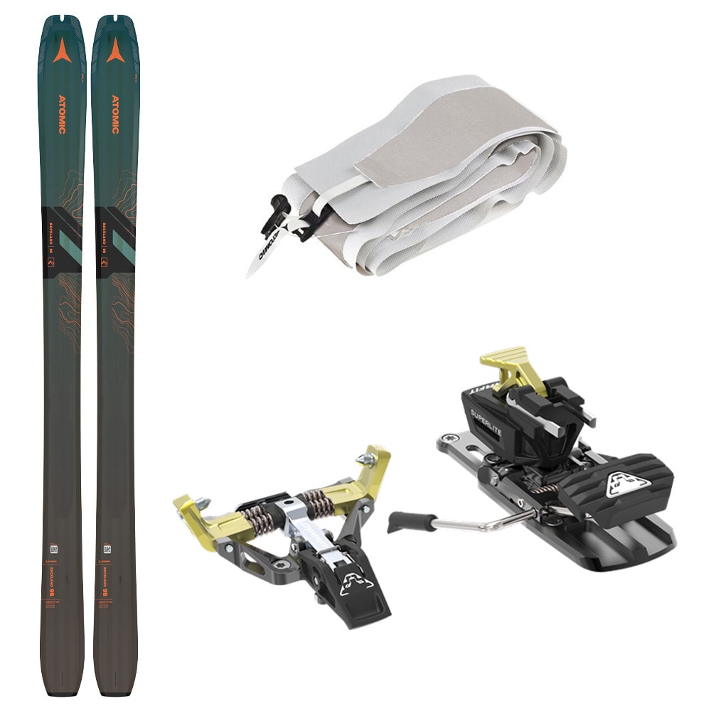 Skialpový set ATOMIC Backland 95 s pásmi Hybrid Skin 95 a viazaním DYNAFIT Superlite 175 - Z12+ - Skialp sety -Unisex - 1