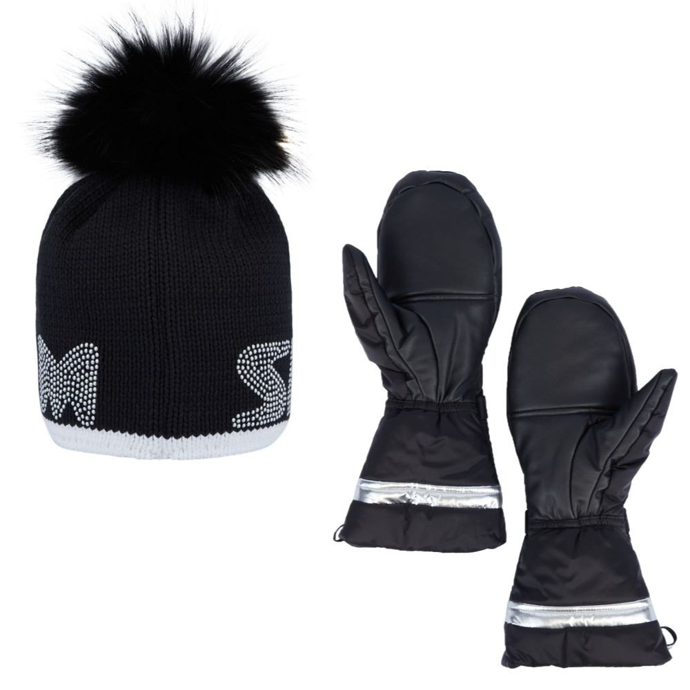 Komplet SPORTALM BV Almrosn Black & Ante - Čiapky - 2