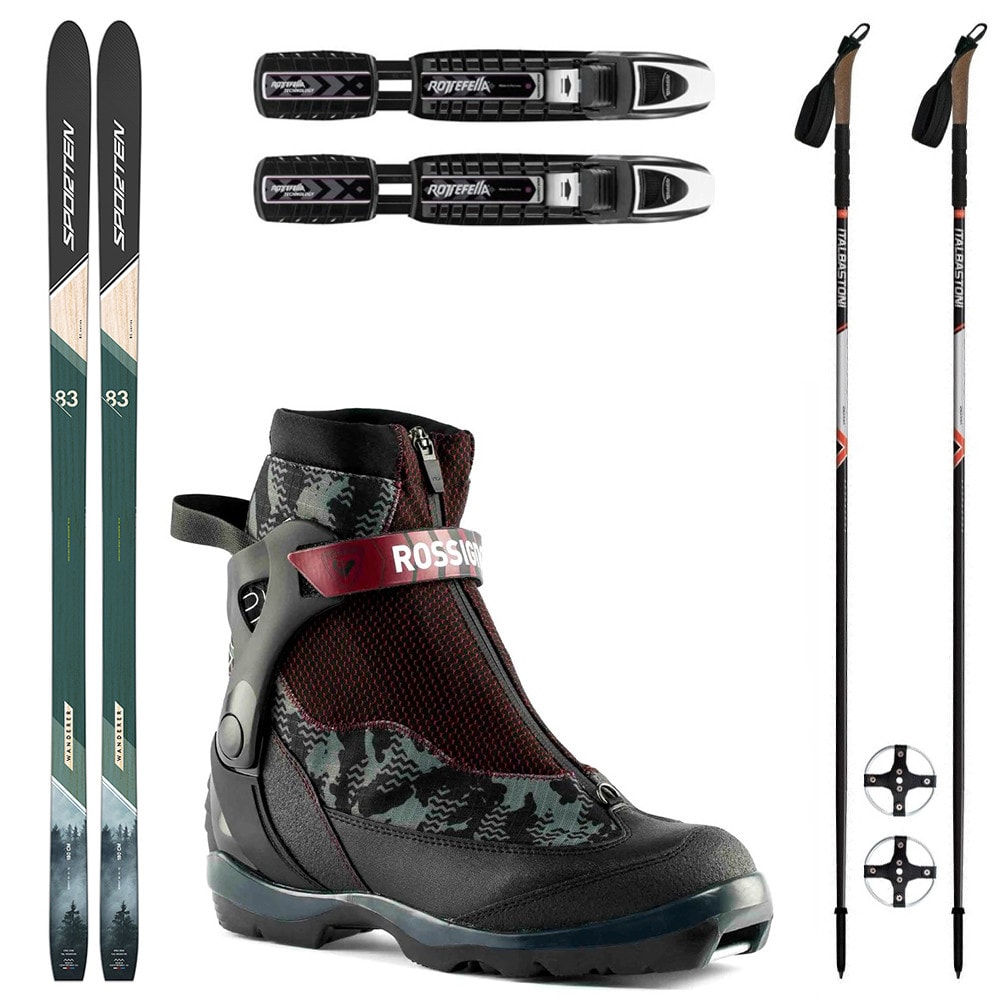 Backcountry set SPORTEN Wanderer MgE s viazaním BC NNN + topánky Rossignol + palice - Backcountry sety - 1