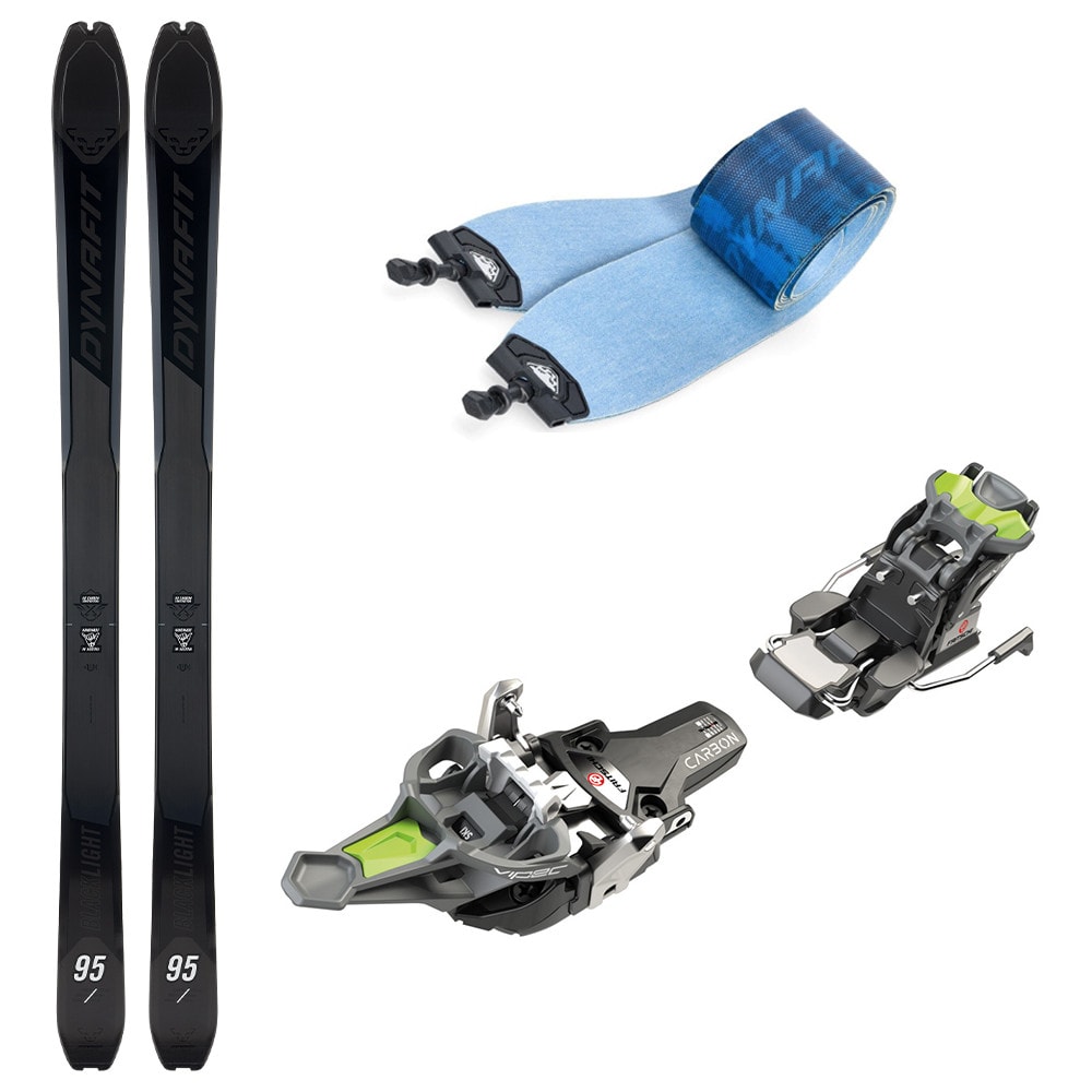 Skialpový set DYNAFIT Blacklight 95 s pásmi Blacklight 95 Skin a viazaním Fritschi Vipec Evo 12 - Skialp sety -Unisex - 1