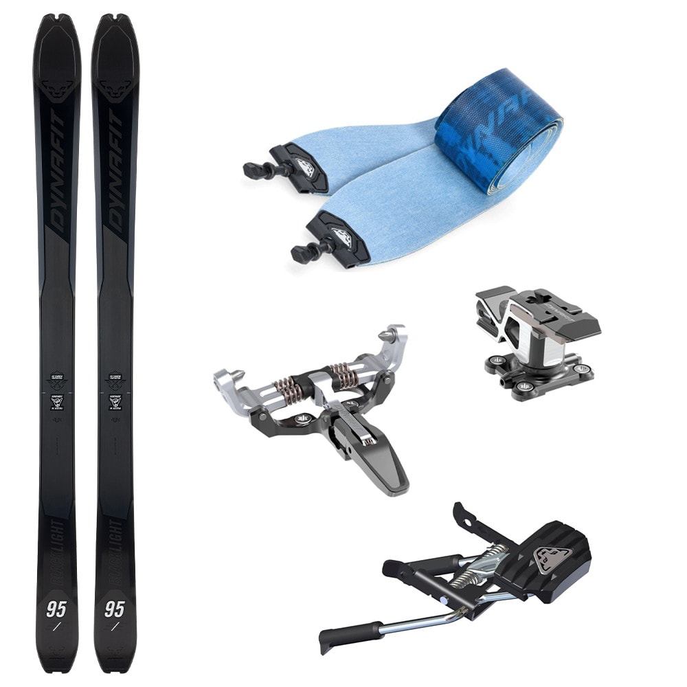 Skialpový set DYNAFIT Blacklight 95 s pásmi Blacklight 95 Skin a viazaním DYNAFIT Superlite 150 - Skialp sety -Unisex - 1