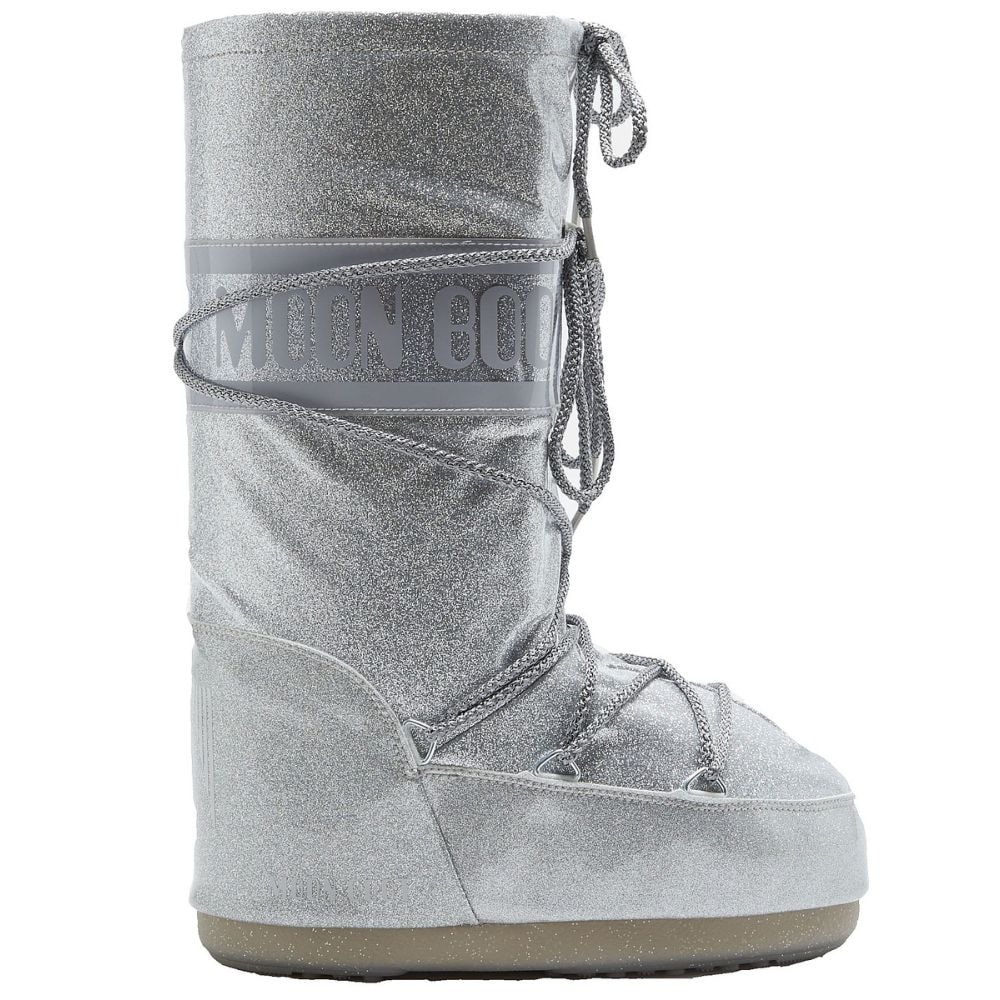 Snehule MOON BOOT Icon Glitter, Silver - Zimná obuv - 1