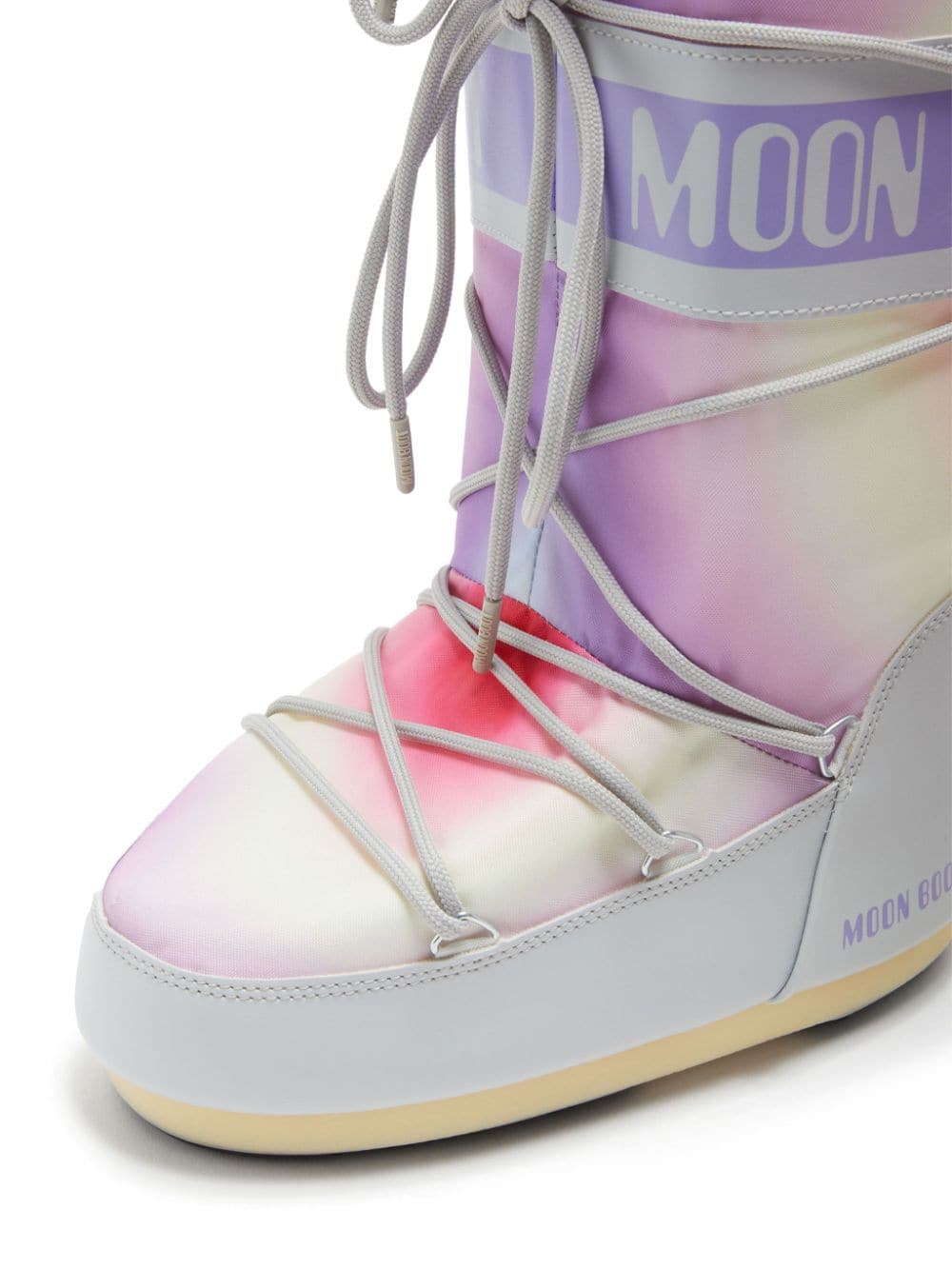 Snehule MOON BOOT Icon Tie Dye, Glacier Grey - Zimná obuv - 2