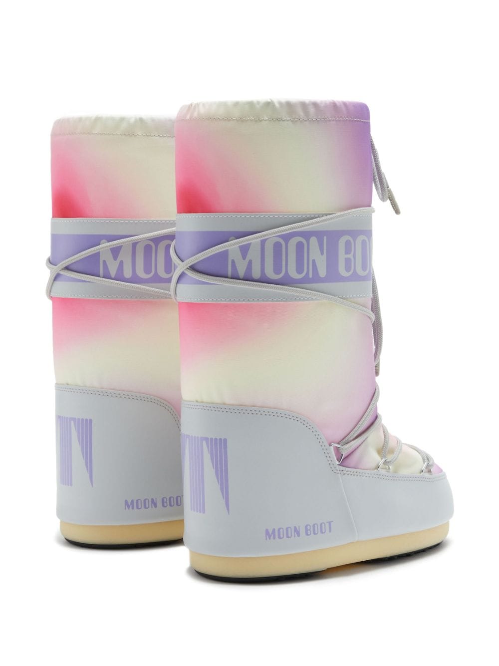 Snehule MOON BOOT Icon Tie Dye, Glacier Grey - Zimná obuv - 3