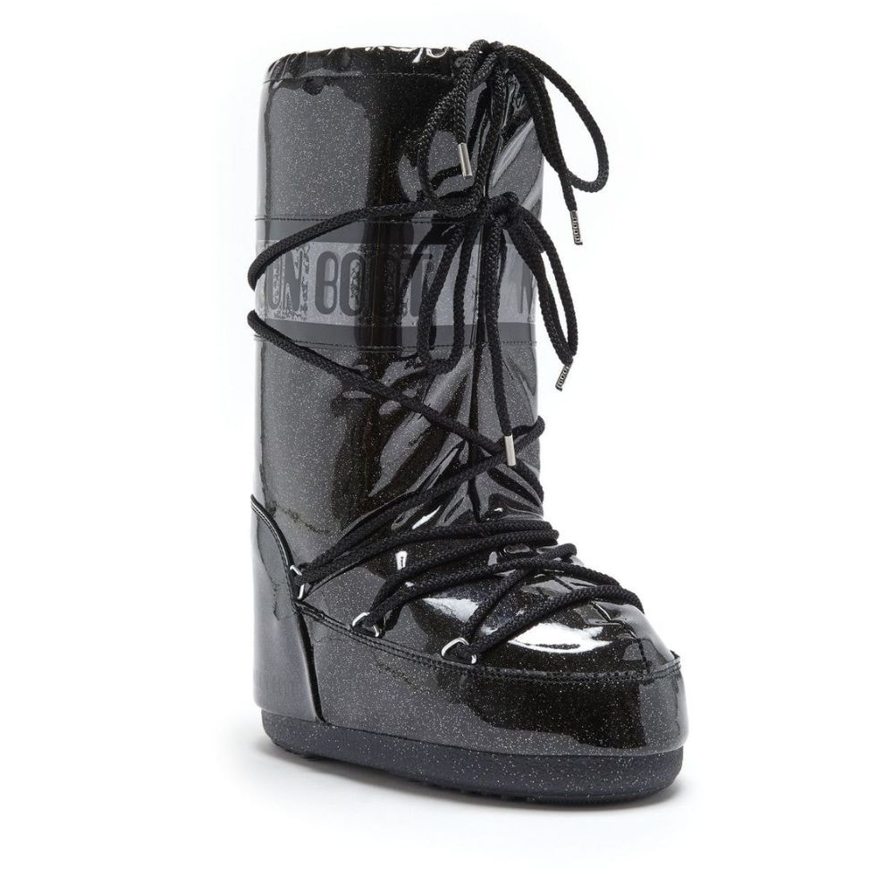 Snehule MOON BOOT Icon Glitter, Black - Zimná obuv - 2
