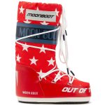 Snehule MOON BOOT Icon Retrobiker White-Stars