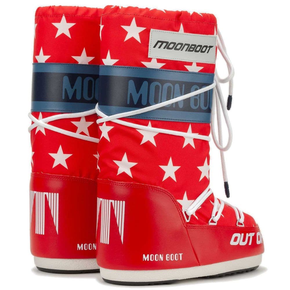 Snehule MOON BOOT Icon Retrobiker White-Stars - Zimná obuv - 3