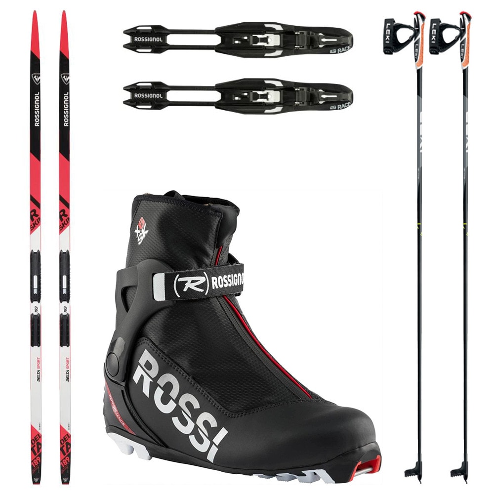 Bežecký set ROSSIGNOL Delta Sport R-Skin + topánky + palice + doplnky - Pánske sety - 1