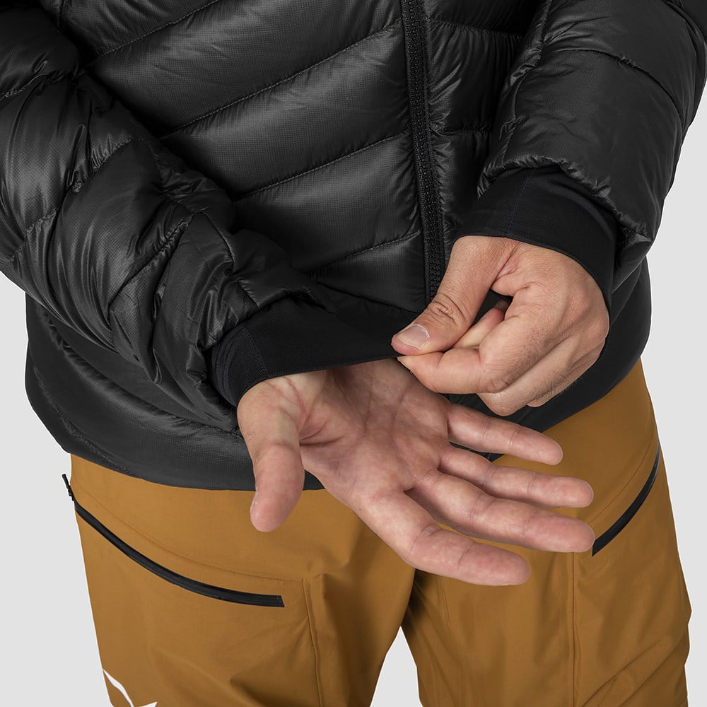 Bunda SALEWA Ortles Medium 3 Down Jacket Black M - Bundy & Vesty - 3