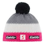 Zimná čiapka EISBÄR Star Pompon MÜ SP Kids Grey/White/Pink