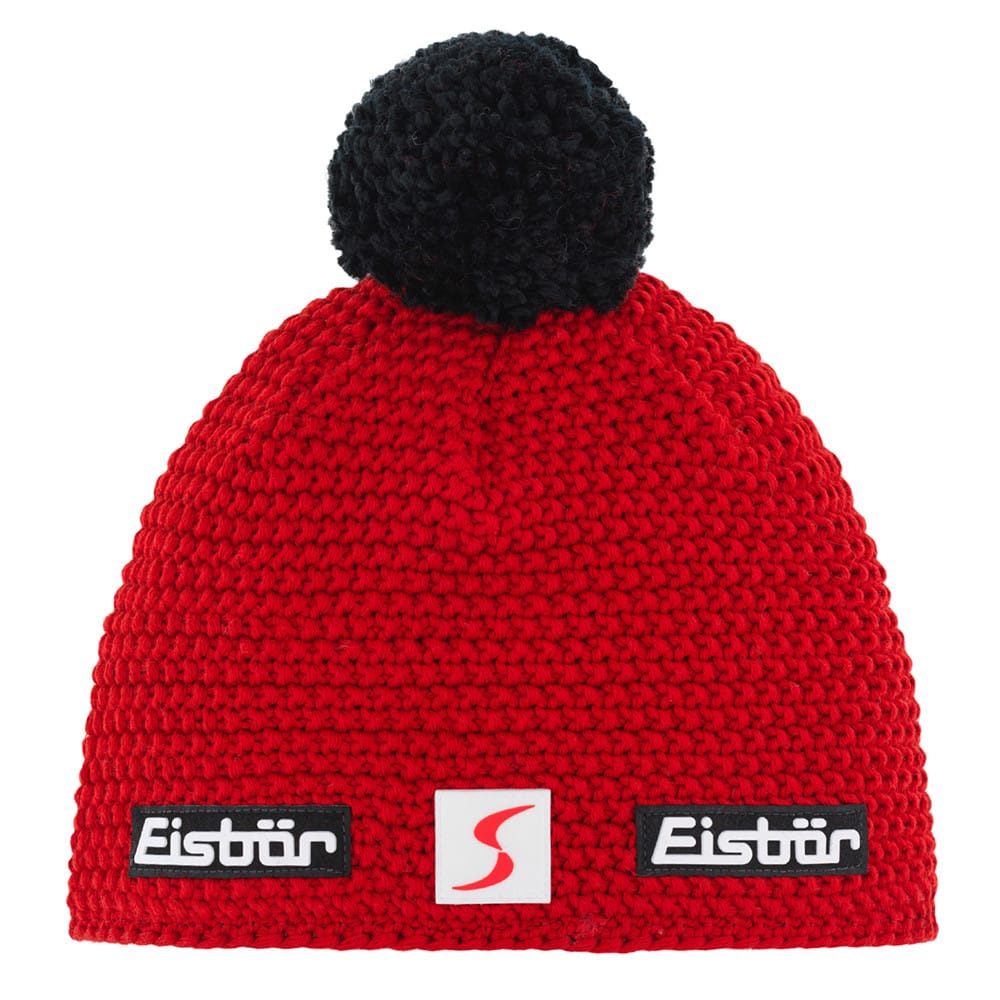 Čiapka EISBÄR Jamie Pompon MÜ SP Red - Čiapky - 1