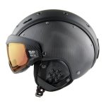 Lyžiarska prilba CASCO SP-6 Visor Vautron Black s fotochromatickým a polarizačným výzorom