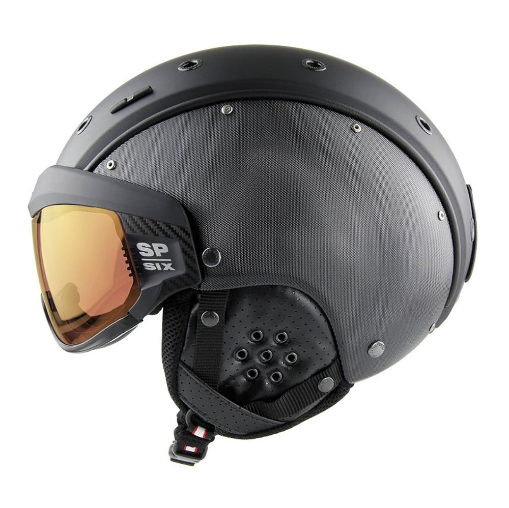 Lyžiarska prilba CASCO SP-6 Visor Vautron Black s fotochromatickým a polarizačným výzorom - Prilby s priezorom - 1