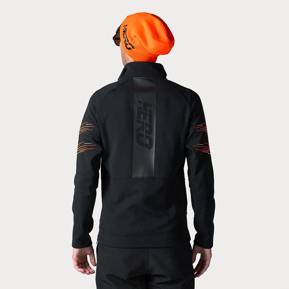 Mikina ROSSIGNOL Classique Hero Clim Black - Mikiny bez kapucne - 3