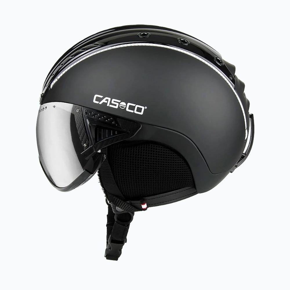 Lyžiarska prilba CASCO SP-2 Photomatic Visor black s fotochromatickým výzorom - Prilby s priezorom - 1