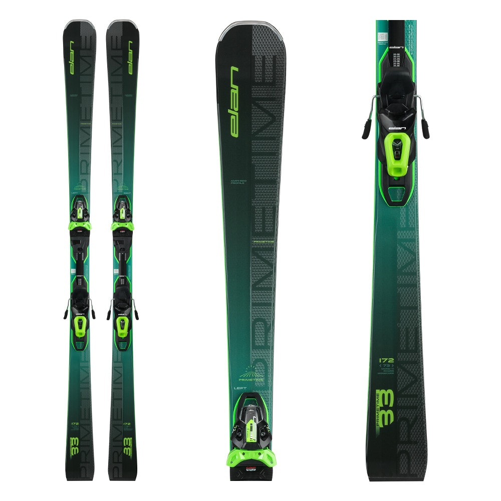 Zjazdové lyže ELAN Primetime 33 Fusion X + EMX 12.0 GW Fusion X - Pánske lyže - 1
