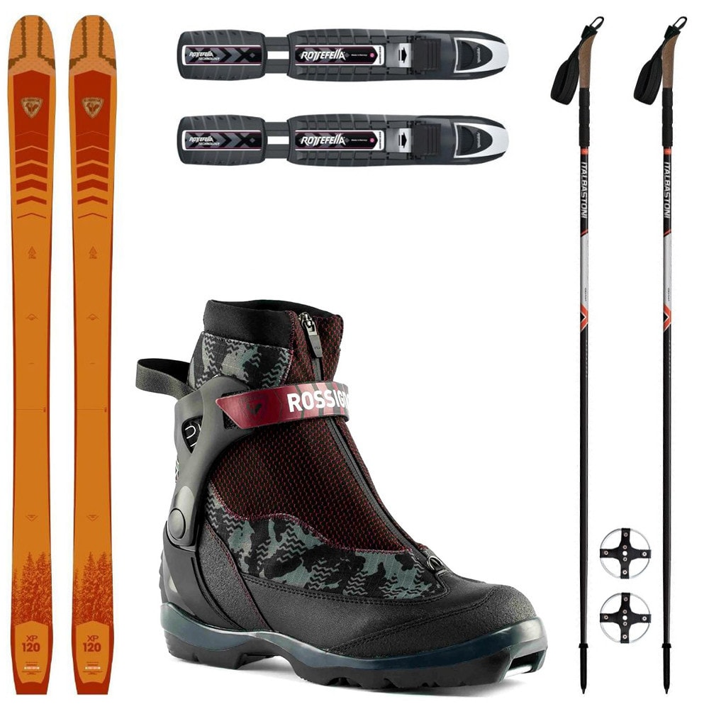 Backcountry set ROSSIGNOL XP 120 Positrack so stúpacími pásmi + viazanie + obuv ROSSIGNOL BC X6 + palice - Backcountry sety - 1