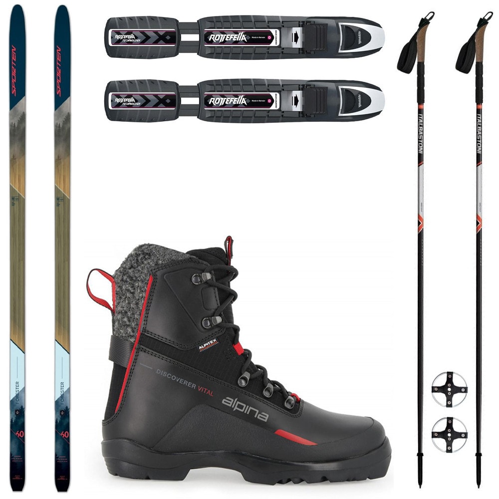 Backcountry set SPORTEN Forester MgE s viazaním BC + topánky Alpina Discoverer + palice - Backcountry sety - 1