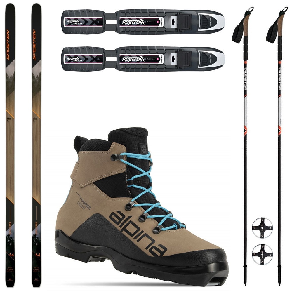 Backcountry set SPORTEN Explorer MgE s viazaním BC + topánky Alpina Tourer Light + palice - Backcountry sety - 1