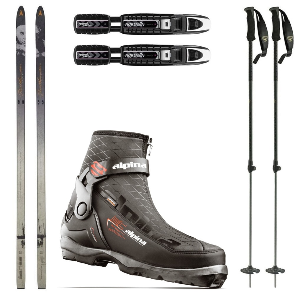 Backcountry set ASNES Amundsen Fram WL so stúpacím pásom + viazanie + obuv ALPINA Outlander + palice - Backcountry sety - 1