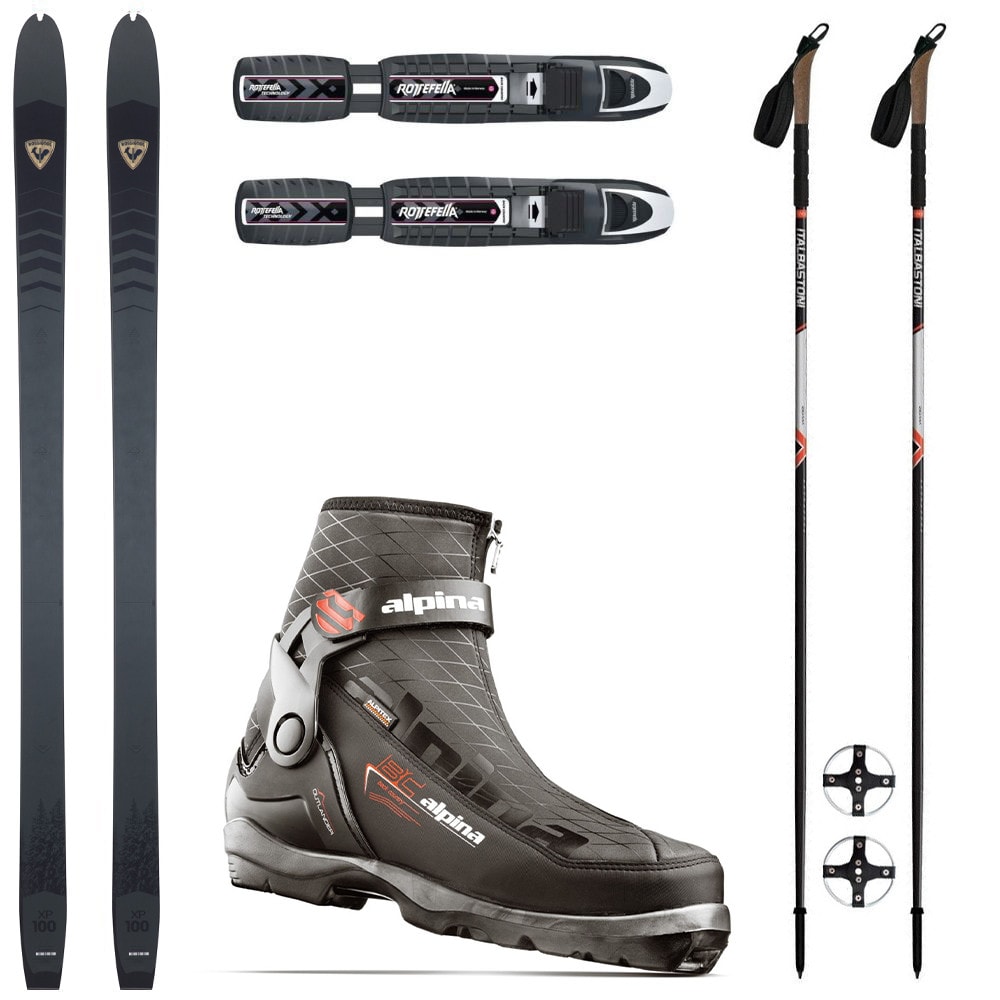 Backcountry set ROSSIGNOL XP 100 Positrack s viazaním BC NNN + obuv ALPINA Outlander + palice - Backcountry sety - 1