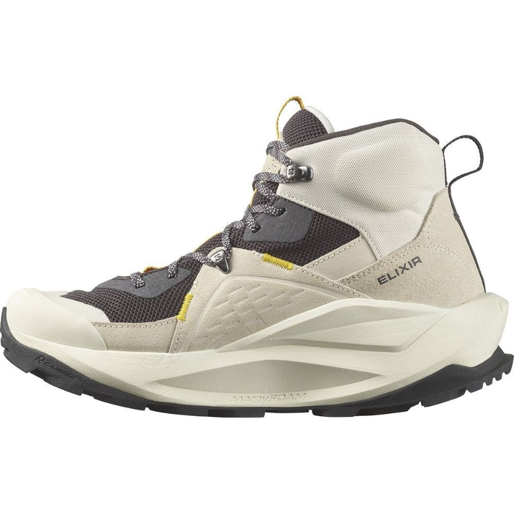 Obuv SALOMON Elixir Mid GTX, Vanilla Ice/Phanton/Lemon - Športová obuv - 2