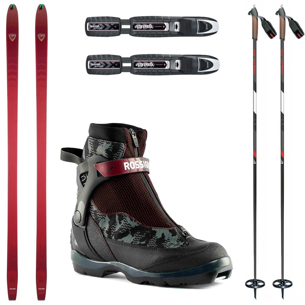 Backcountry set ROSSIGNOL BC 80 Positrack s viazaním BC NNN + obuv ROSSIGNOL BC X6 + palice - Backcountry sety - 1