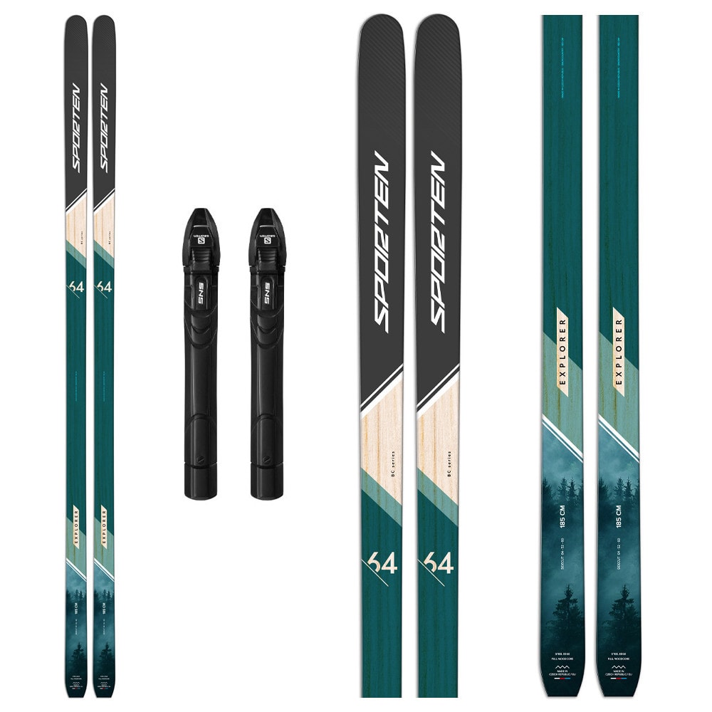 Backcountry bežky SPORTEN Explorer MgE 64 s viazaním SNS - Backcountry sety - 1