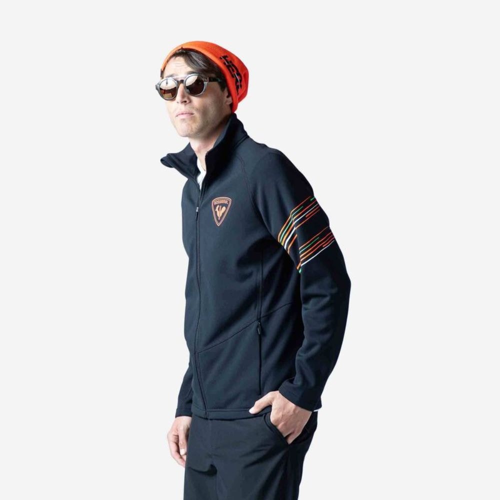 Mikina ROSSIGNOL Classique Hero Clim Black - Mikiny bez kapucne - 4