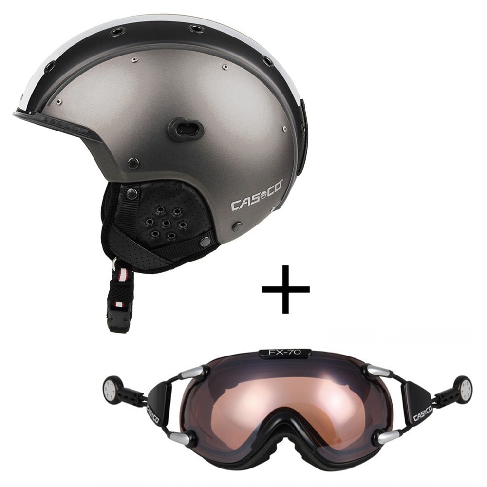 Lyžiarska prilba CASCO SP-3 Comp. & lyžiarske okuliare CASCO FX70 Vautron - Pánske prilby - 1