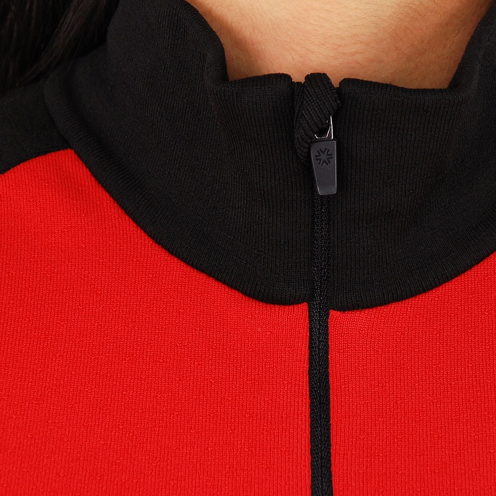 Rolák NEWLAND Lady T-Neck Black/Red - Mikiny bez kapucne - 3