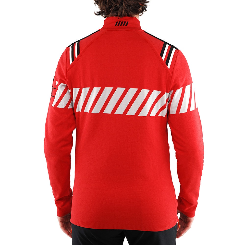 Sveter NEWLAND Man Full Zip Red/Black - Mikiny bez kapucne - 3