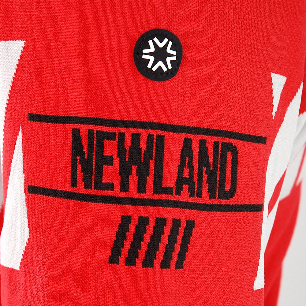 Sveter NEWLAND Man Full Zip Red/Black - Mikiny bez kapucne - 6