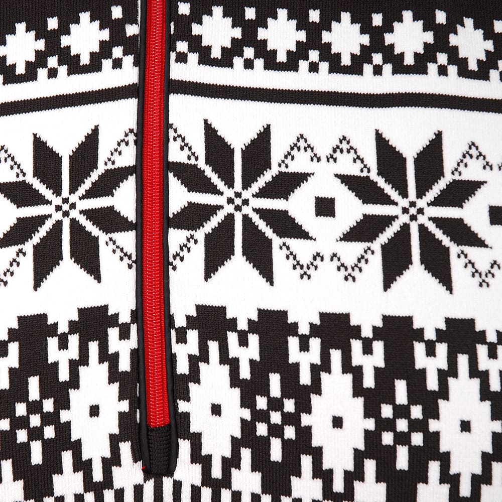 Rolák NEWLAND Antonio White/Black - Mikiny bez kapucne - 4