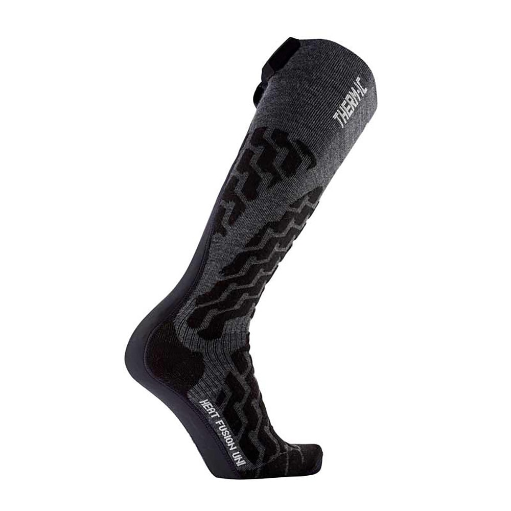 Vyhrievané ponožky THERM-IC PowerSock Heat Fusion Uni Black - Vyhrievacie podkolienky - 2