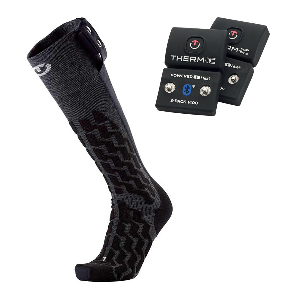 Vyhrievané ponožky THERM-IC PowerSock Heat + Batérie THERM-IC S-Pack 1400 Bluetooth - Vyhrievacie podkolienky - 1