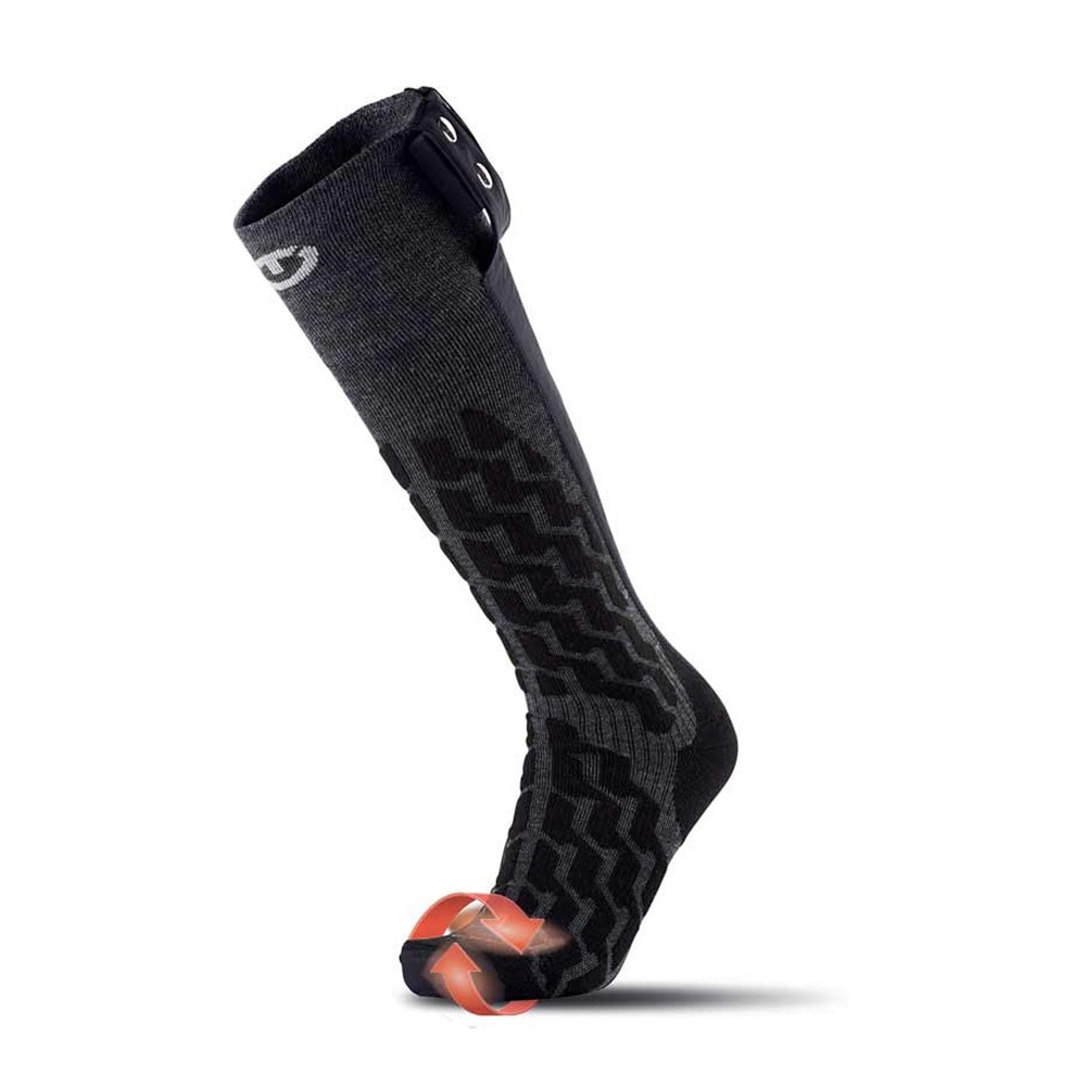 Vyhrievané ponožky THERM-IC PowerSock Heat Fusion Uni Black - Vyhrievacie podkolienky - 5