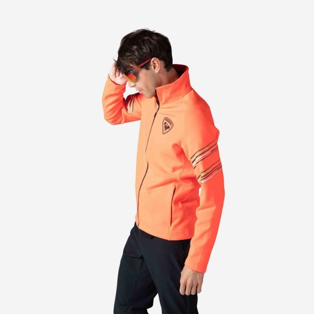 Mikina ROSSIGNOL Classique Hero Clim Orange - Mikiny bez kapucne - 3