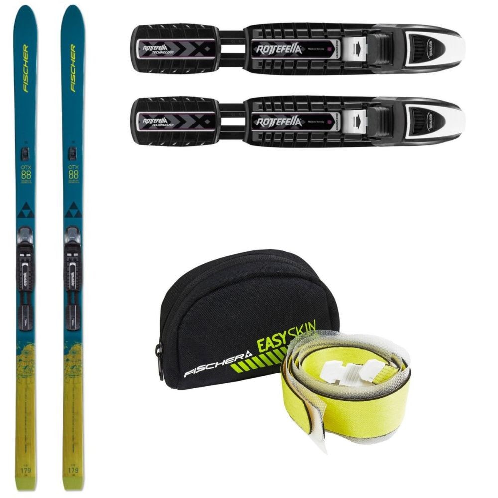 Backcountry set FISCHER Excursion 88 Crown/Skin Xtralite so stúpacím pásom a viazaním BC NNN - Backcountry sety - 1