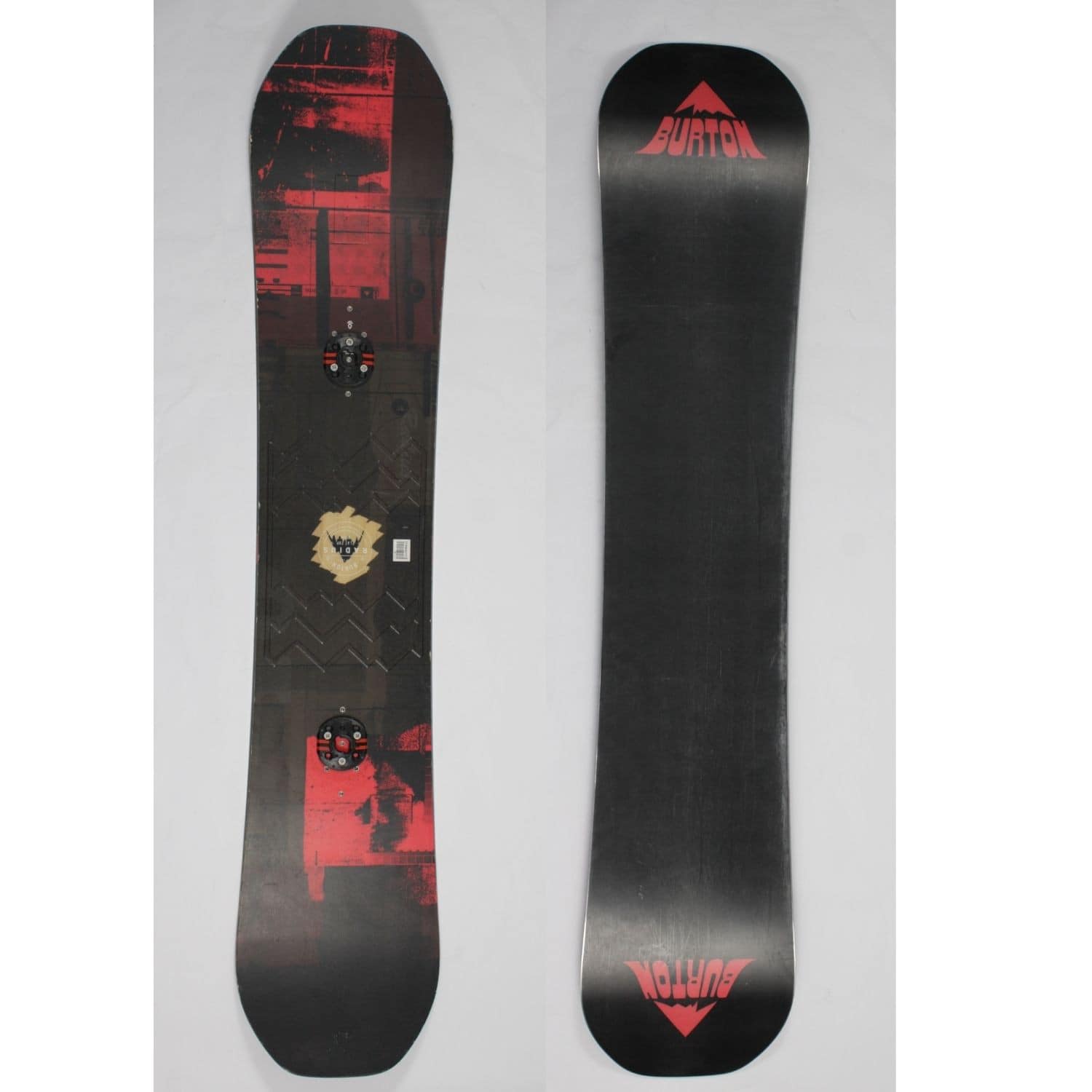 Jazdený bazárový snowboard BURTON Radius Wide Red s viazaním - Pánske snowboardy - 1