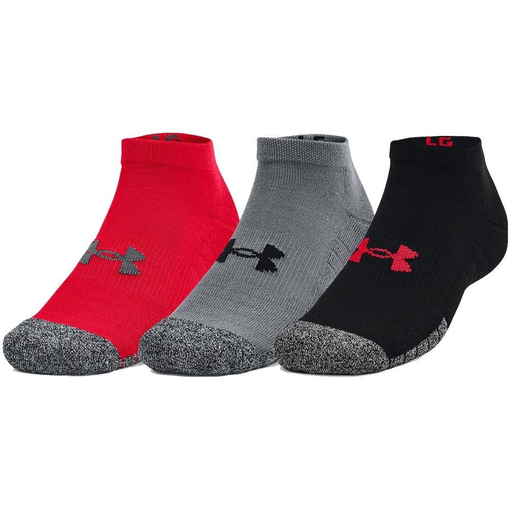 Ponožky Under Armour Heatgear Locut 3-Pack Black/Red/Gray - Ponožky - nízke - 1