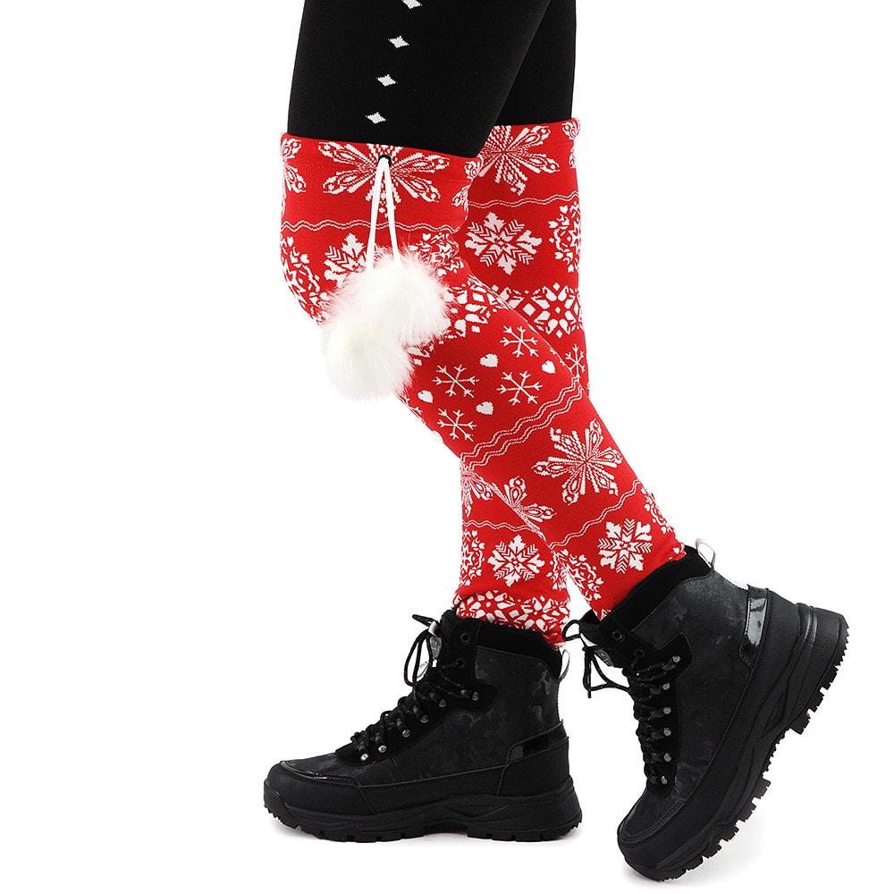 NEWLAND Lady Legwarmers Red/White - Podkolienky - 1