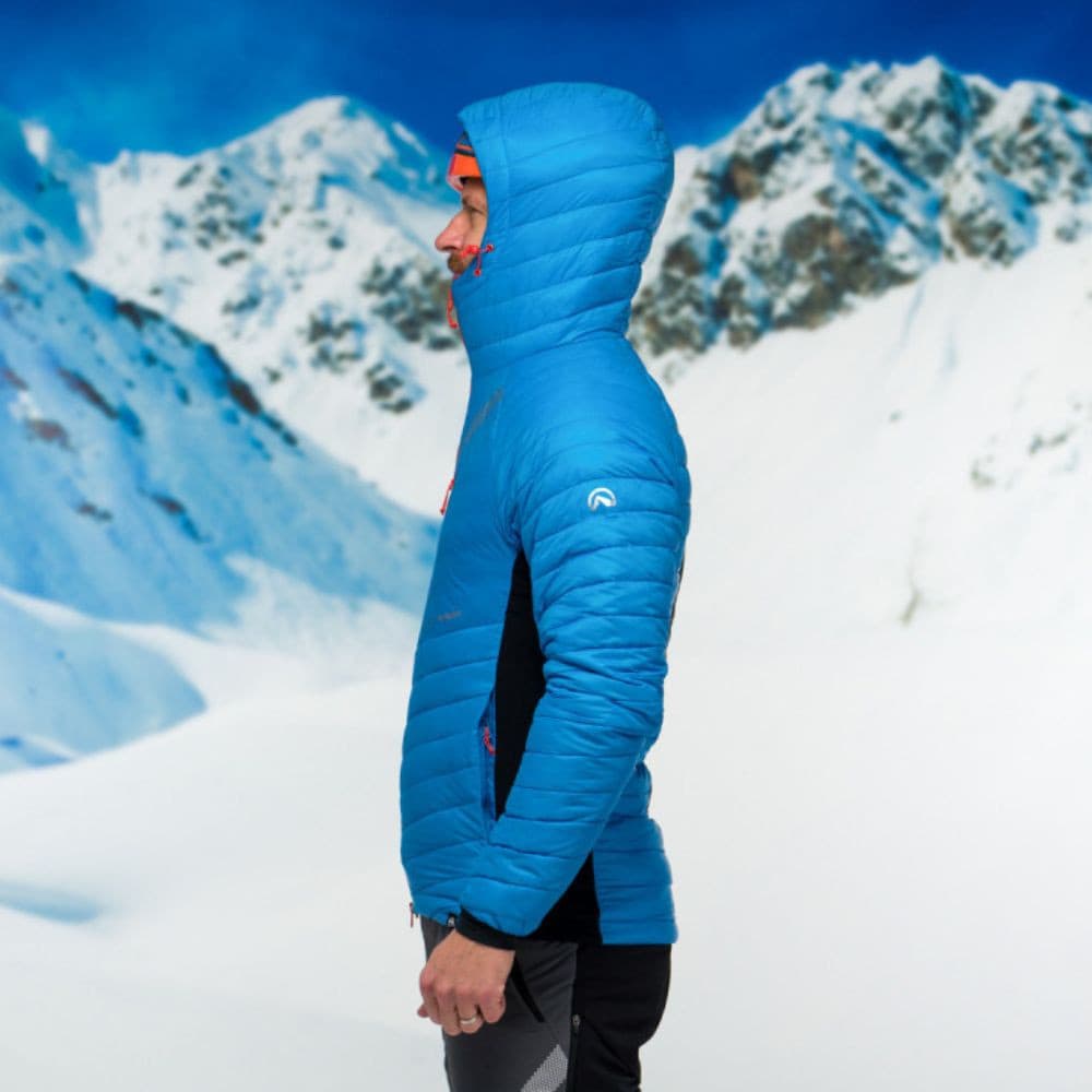 Ultraľahká skialp bunda NORTHFINDER Primaloft Budin Blue - Bundy na bežky a skialp - 8