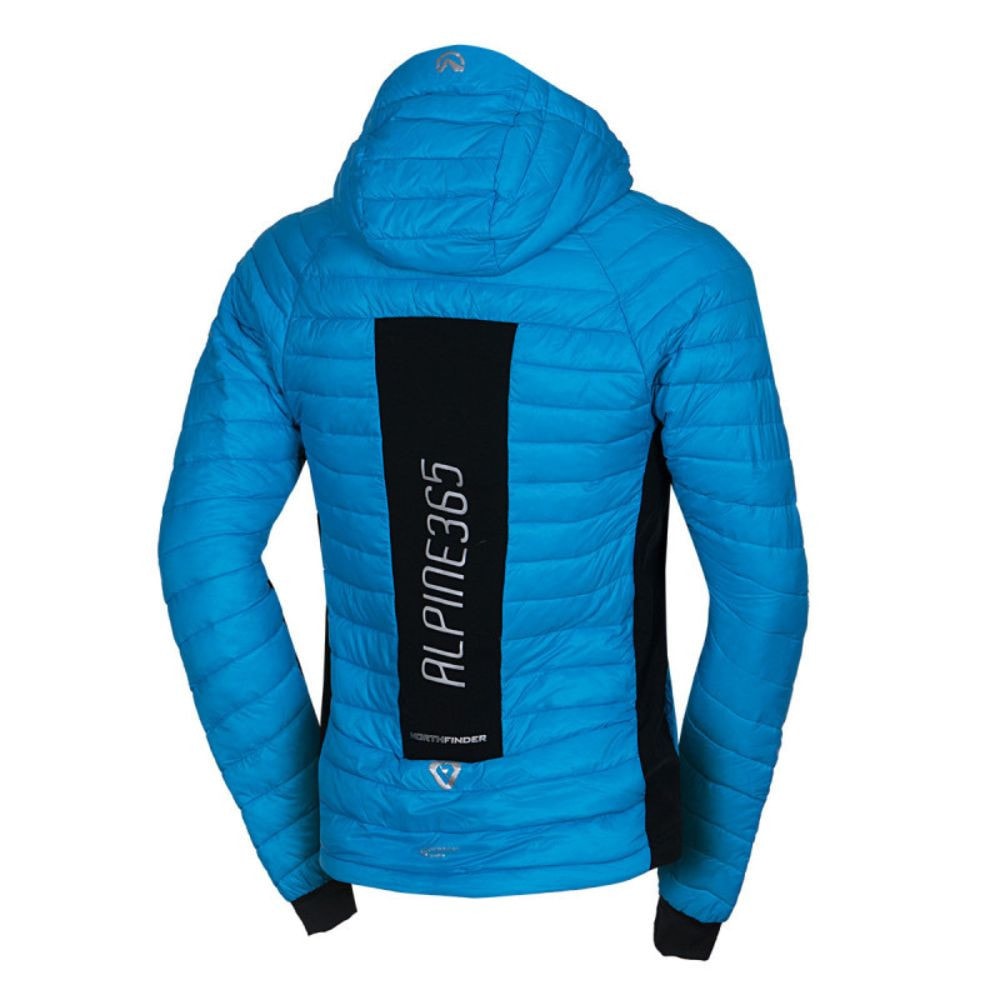 Ultraľahká skialp bunda NORTHFINDER Primaloft Budin Blue - Bundy na bežky a skialp - 2