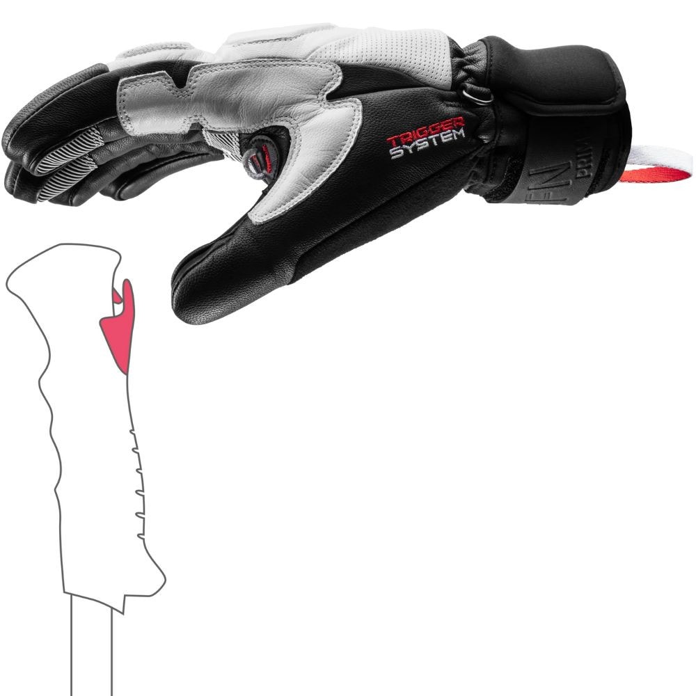 Lyžiarske rukavice LEKI Griffin Prime 3D - Pánske rukavice - 3