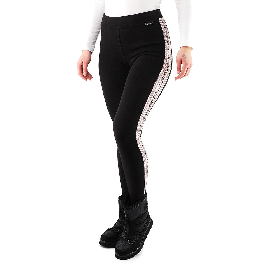 Zimné legíny NEWLAND Lady Leggings Black/Pink - Legíny - 1
