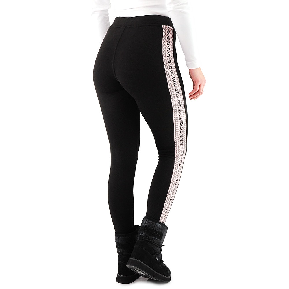 Zimné legíny NEWLAND Lady Leggings Black/Pink - Legíny - 2