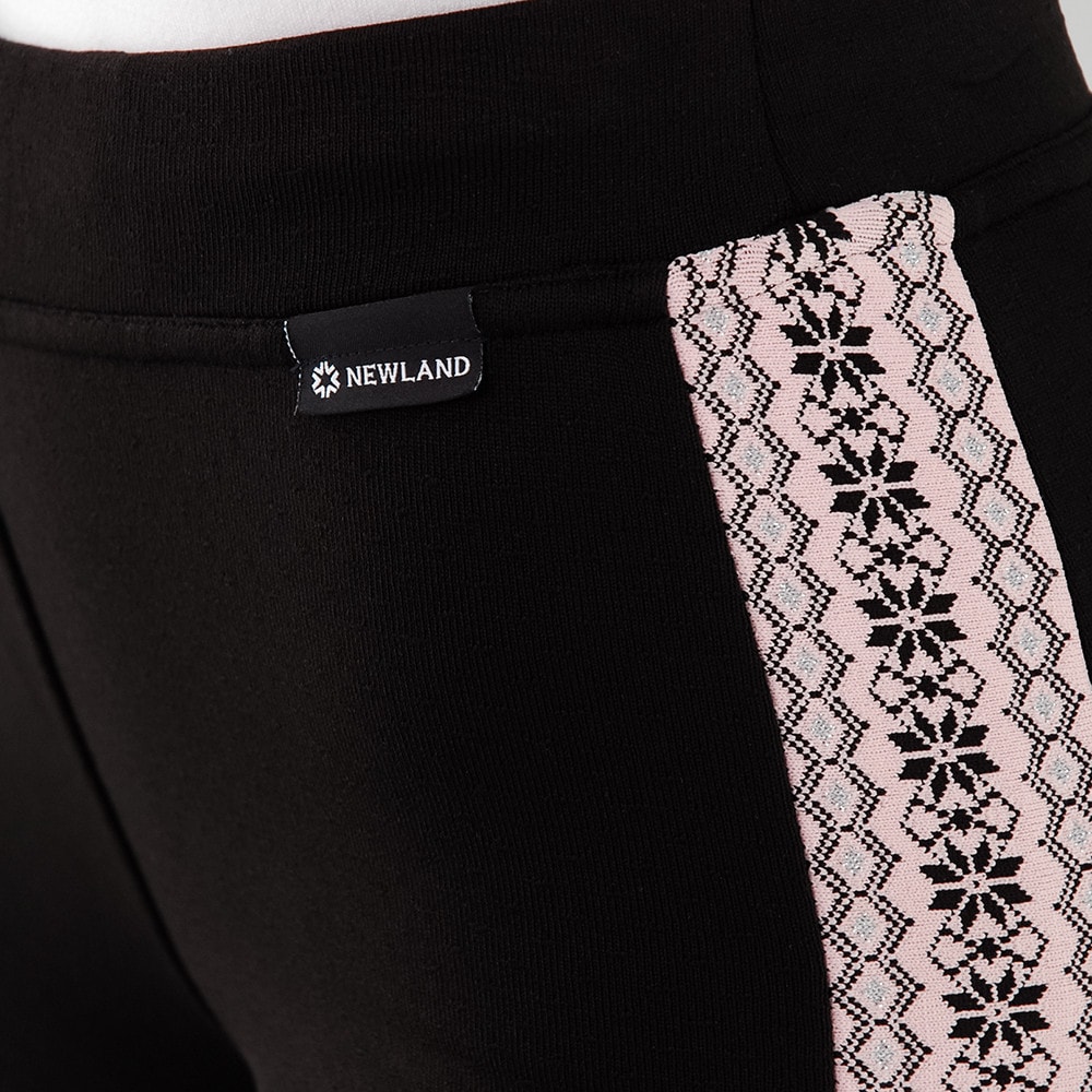 Zimné legíny NEWLAND Lady Leggings Black/Pink - Legíny - 4