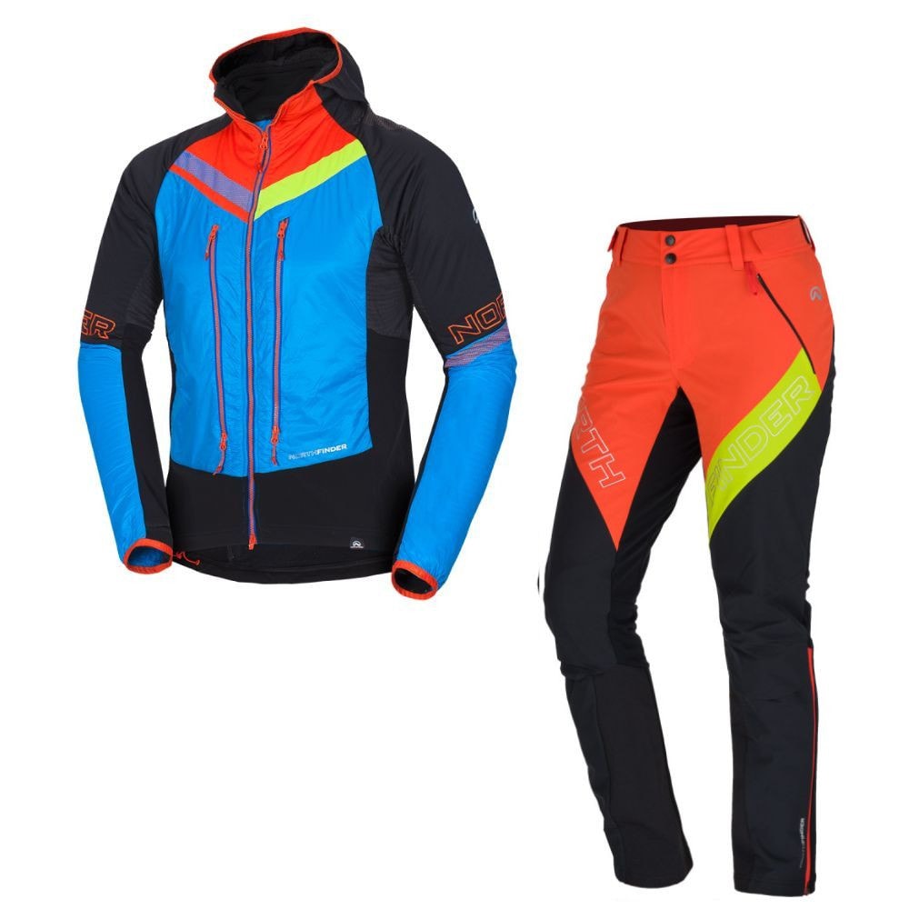 Skialpový komplet NORTHFINDER Solisko Polartec Alpha Direct + NORTHFINDER Rysy Orange - SETY - Skialpové oblečenie - 1