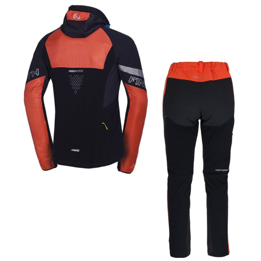 Skialpový komplet NORTHFINDER Solisko Polartec Alpha Direct Black/Orange + NORTHFINDER Rysy Orange - SETY - Skialpové oblečenie - 2